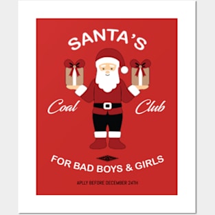 Santa's Coal Club Posters and Art